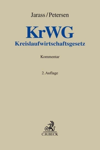 Buchcover und Innenansicht für das Buch: Kreislaufwirtschaftsgesetz