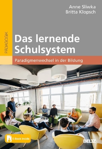 Buchcover und Innenansicht für das Buch: Das lernende Schulsystem