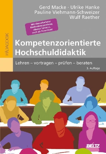 Buchcover und Innenansicht für das Buch: Kompetenzorientierte Hochschuldidaktik