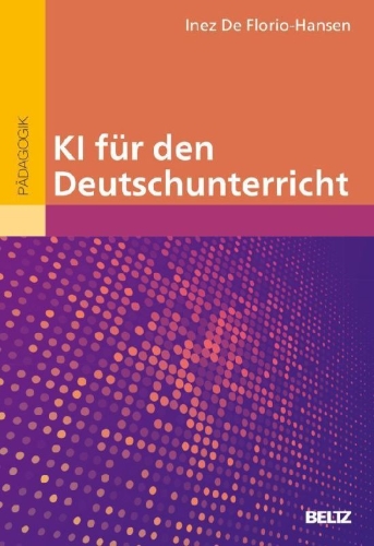 Buchcover und Innenansicht für das Buch: KI für den Deutschunterricht