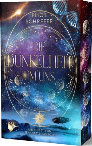 Buchcover und Innenansicht für das Buch: Die Dunkelheit um uns