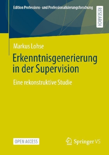 Buchcover und Innenansicht für das Buch: Erkenntnisgenerierung in der Supervision